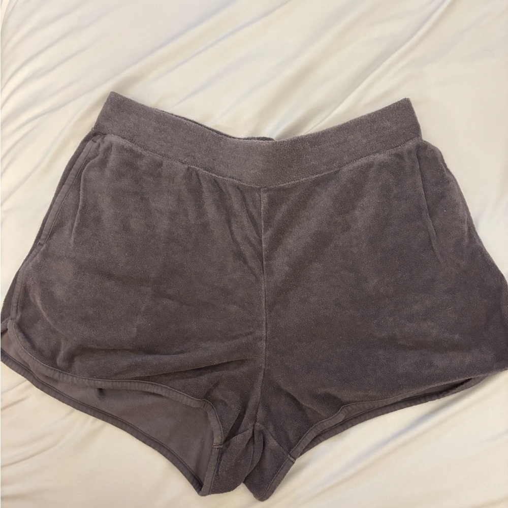 Uniqlo Terry Cloth Gray Shorts